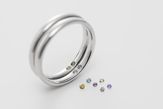 wedding ring inner gems